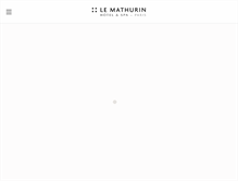 Tablet Screenshot of le-mathurin.com